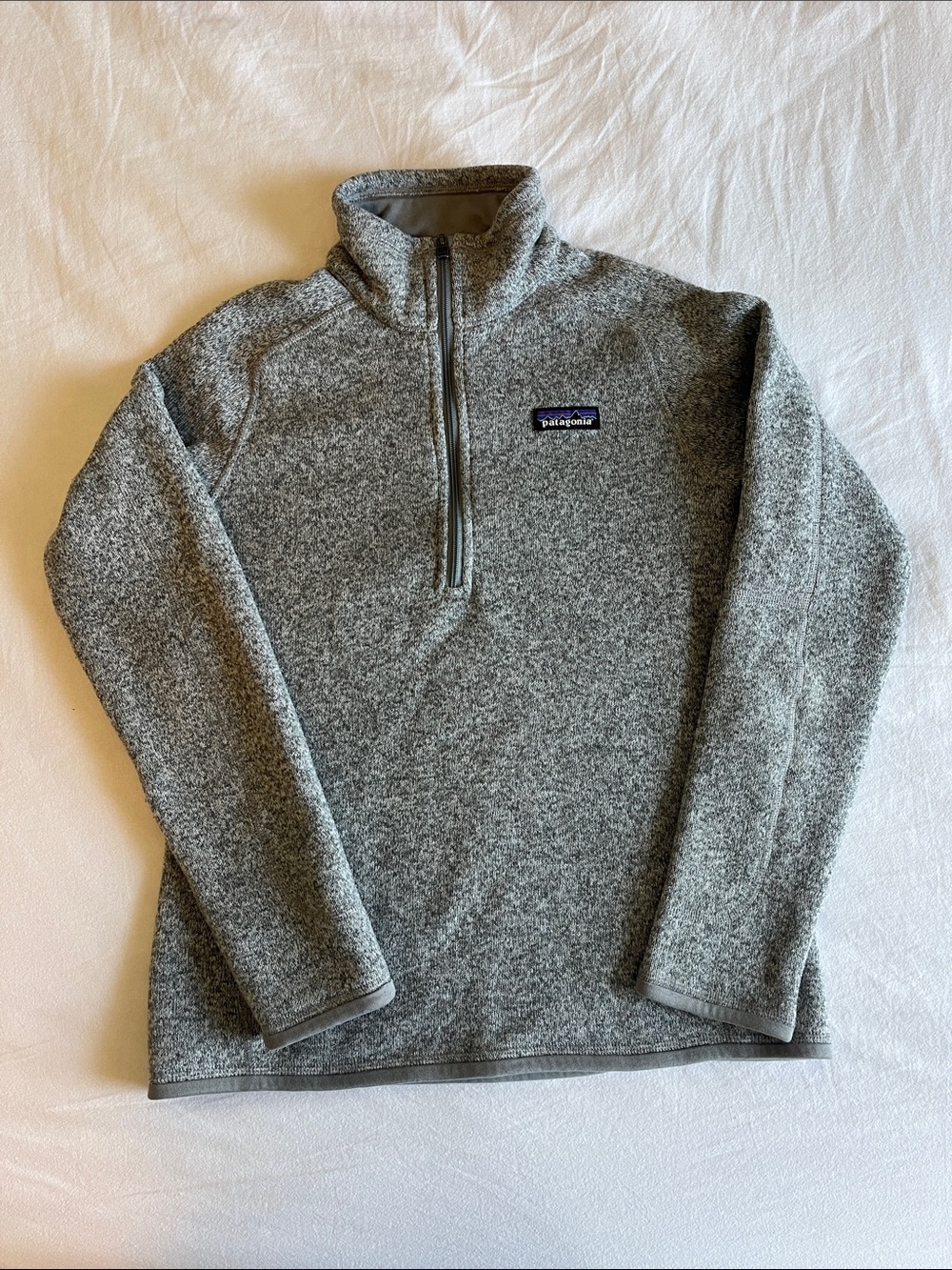 Patagonia Better Sweater Heather Gray Quarter-Zip Pullover